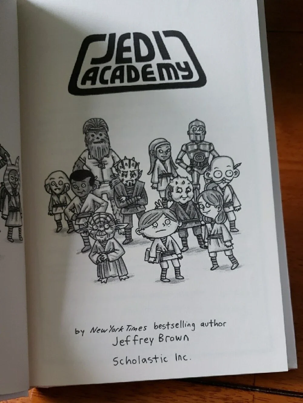 Star Wars Jedi Academy Kids Book by Jeffrey Brown - Scholastic